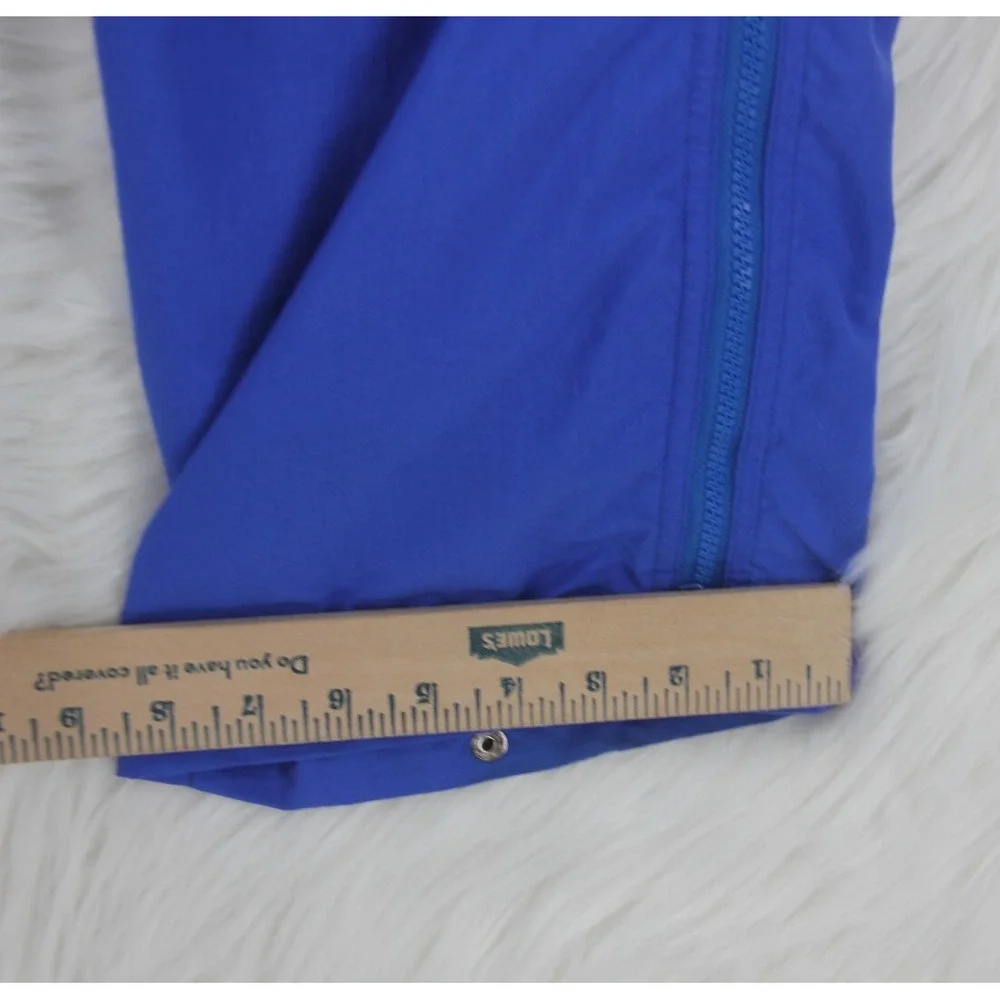 Vintage Helly Hansen Windbreaker Pants Mens Sz M Blu Nylon Full Zip Outdoor